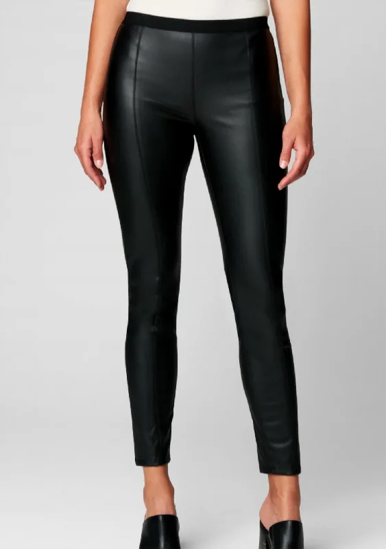 Insane Discount Onslaught Vegan Leather Pull-On Pant In Night Walks