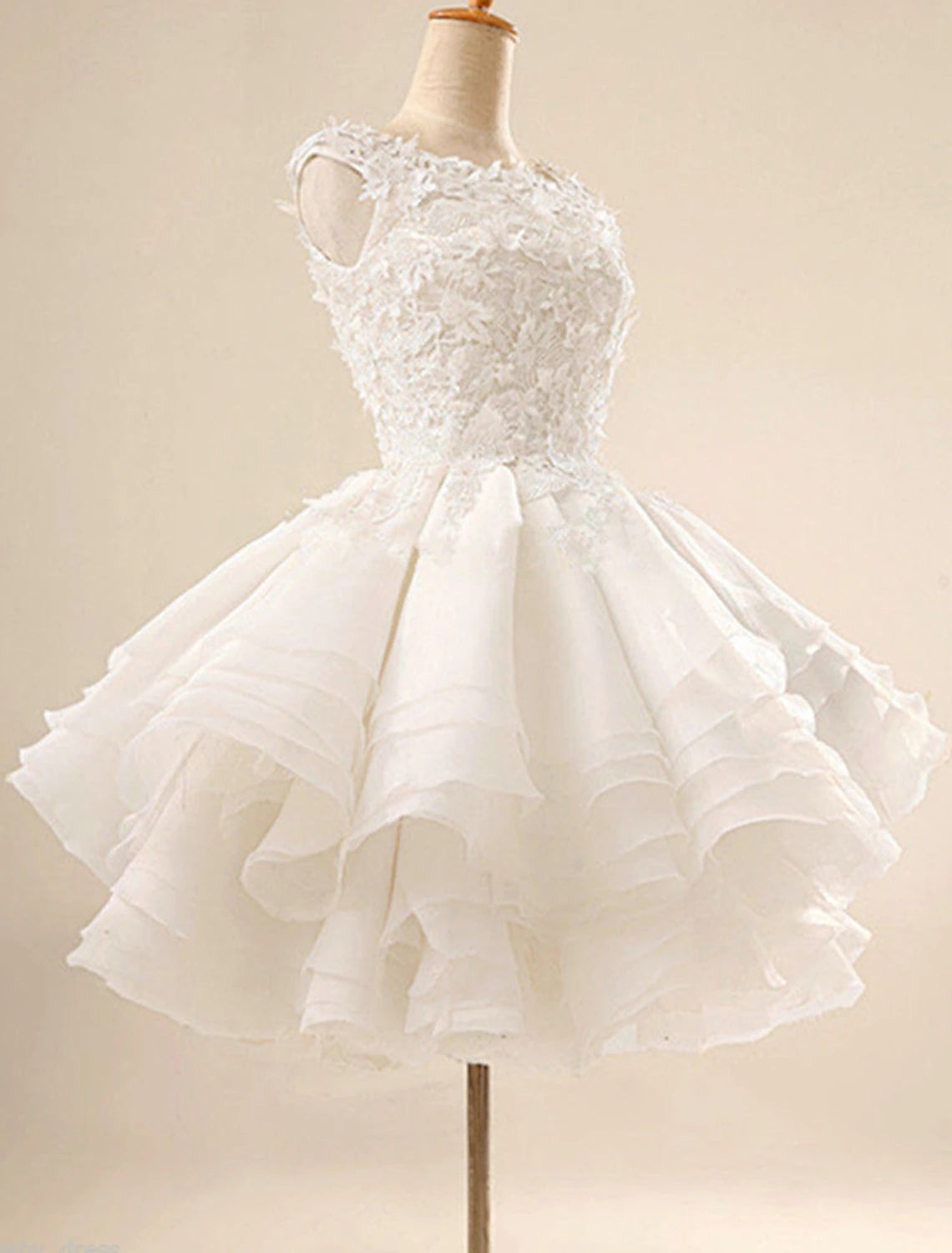 Unique Women’s Fashion Pieces Ball Gown Floral Little White Dresses Puffy Homecoming Cocktail Party Valentine's Day Dress Jewel Neck Sleeveless Short / Mini Organza with Tier Appliques Shouder Flower Unique Women’s Fashion Pieces Ball Gown Floral Little White Dresses Puffy Homecoming Cocktail Party Valentine's Day Dress Jewel Neck Sleeveless Short / Mini Organza with Tier Appliques Shouder Flower