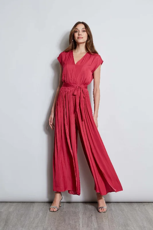 Modern Casual Clothing T-Tahari Pleated Jumpsuit