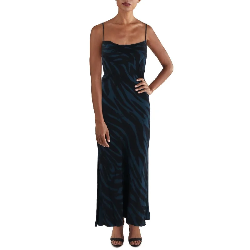 Chic Style Cloth & Stone Womens Animal Print Long Maxi Dress