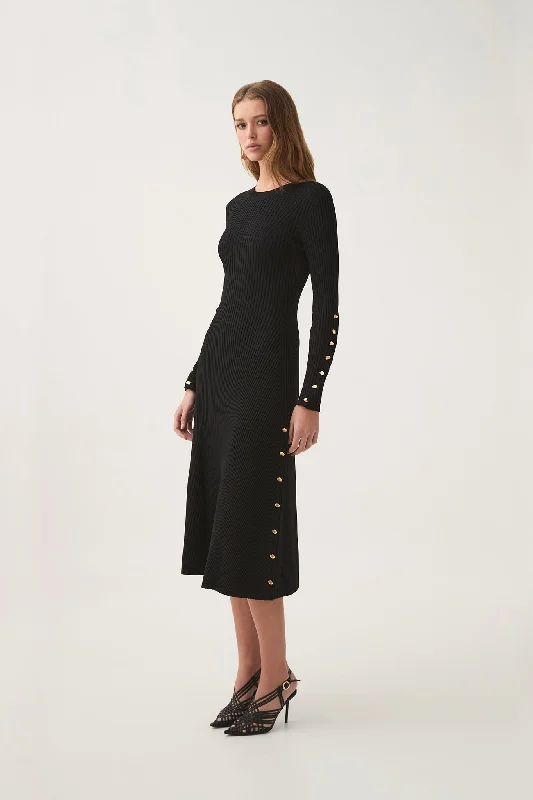 Modern Women’s Fashion with Vintage Touches Lia Knit Midi Dress