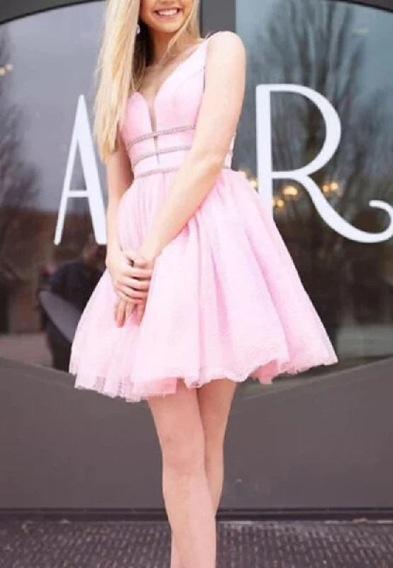 Fashion For Every Occasion Women Tulle Prom Dresses Short Cocktail Gowns Girls Homecoming Dresses Short Graduation Dress YHD160