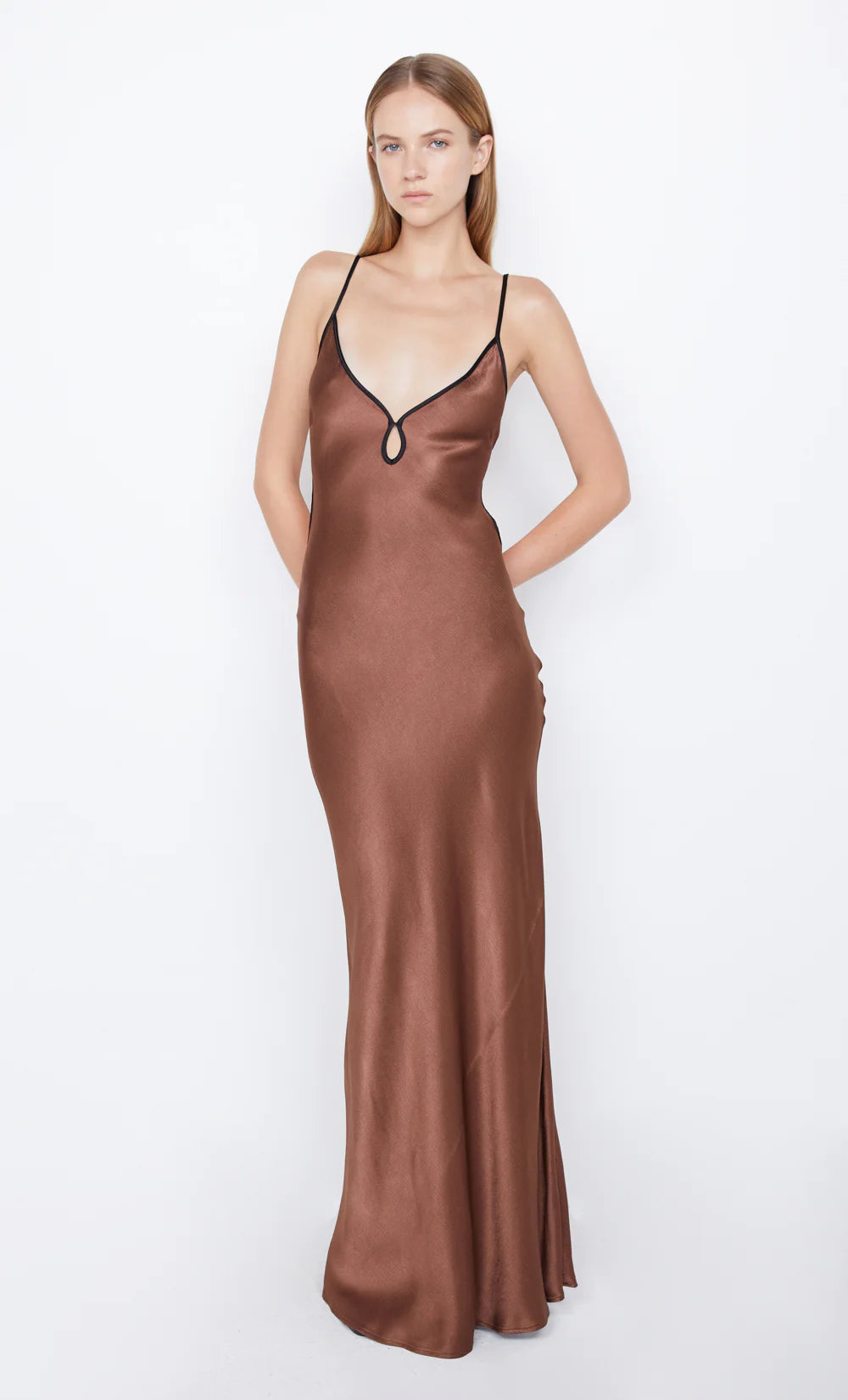 Modern Casual Clothing Cedar City Maxi Dress - Chocolate Black