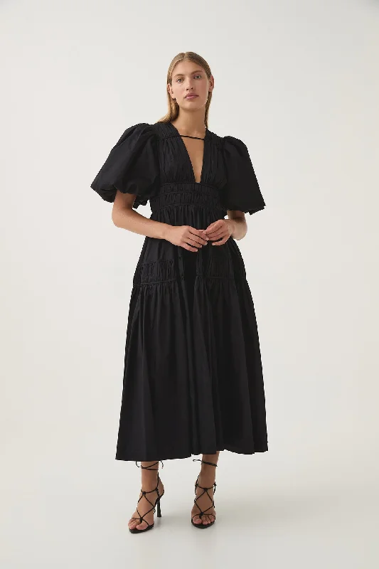 Exclusive Women’s Fashion Collection Fallingwater Ruched Midi Dress