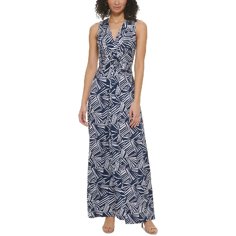 Get The Latest Trends Jessica Howard Womens Jersey Printed Maxi Dress