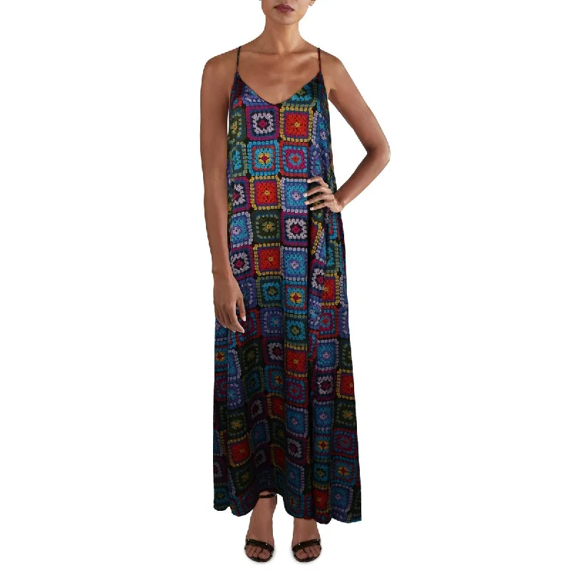 Budget-Friendly Fashion Tahari ASL Womens Printed Long Maxi Dress