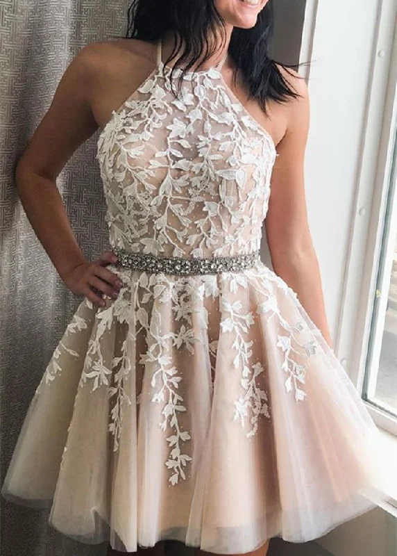 Everyday Wear Women Lace Prom Dresses Short Cocktail Gowns Girls Homecoming Dresses Short Graduation Dress YHD095
