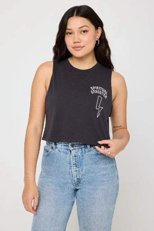 Flash Discount SG Bolt Callie Crop Tank