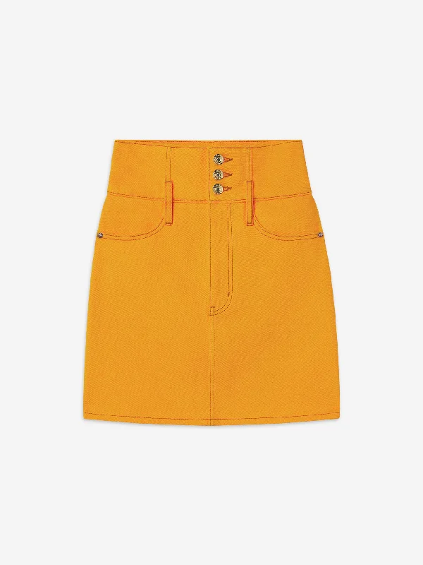 Effortless Style, Endless Impact The Corset Mini Skirt -- Marigold