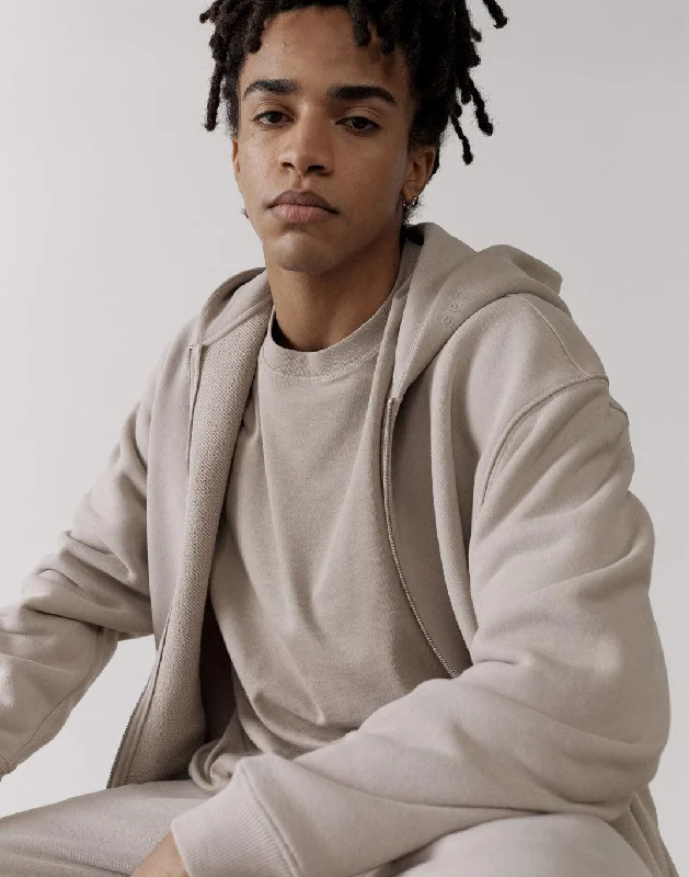 Embrace New Fashion The Oversized Zip Hoodie in Ashwood