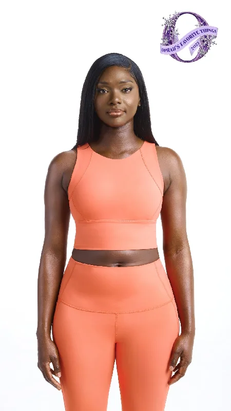 Comfort Centric Apparel Yanta Tank Bra - Orange - FINAL SALE