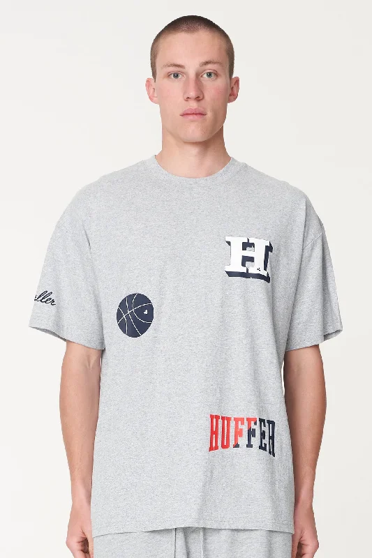 Athleisure Wear Special Offer Huffer Mens Box Free Tee/3BMix Grey Marle