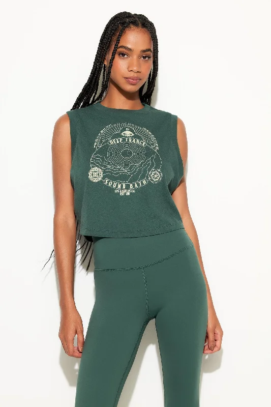 Casual Fashion Trance Crawford Crop Tank