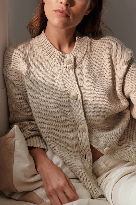 Limited Stock, Big Discounts Assembly Label - Ava Knit Cardigan, Natural