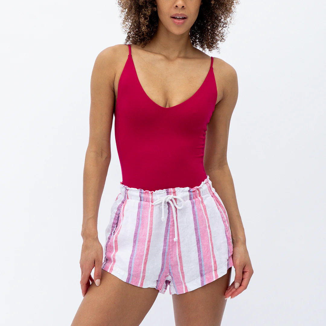 Early Bird Offer Getaway Short (Tidal Stripe Zinc)