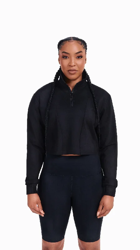 Fashion Forward, Function First Ziama Cropped Jacket - Black - FINAL SALE