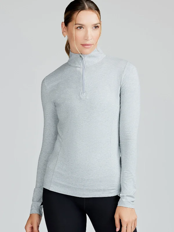 Elegant Style Recess Quarter Zip