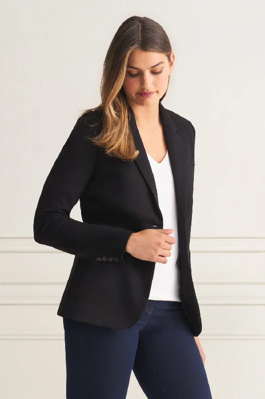 Unbeatable Deals Ponte Blazer - Black