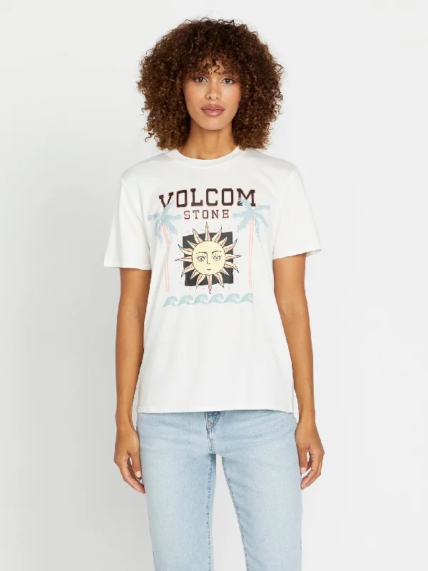 Trendy Street Style Attire Lock It Up Tee - Star White