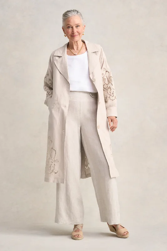 Affordable Women’s Clothing Sale Online Embroidered Trench Coat