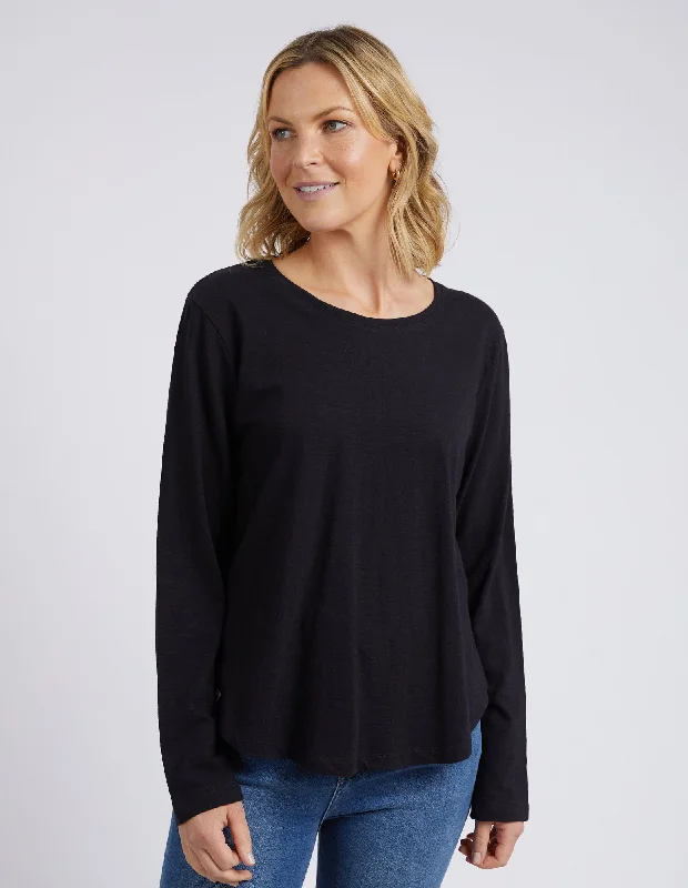 Casual Fashion for Women Elm Everyday L/S Tee Black