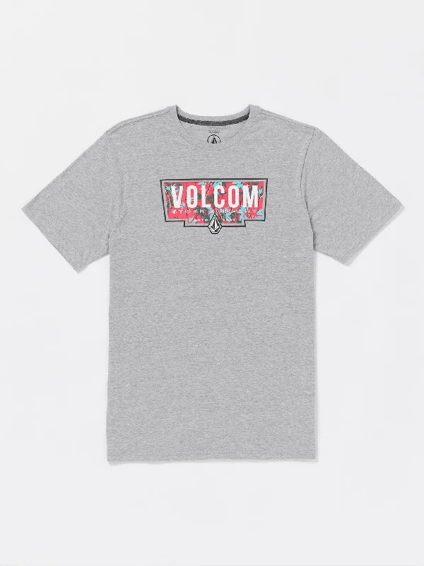 Unleash Your Trend Driven Style Fill Up Short Sleeve Tee - Heather Grey