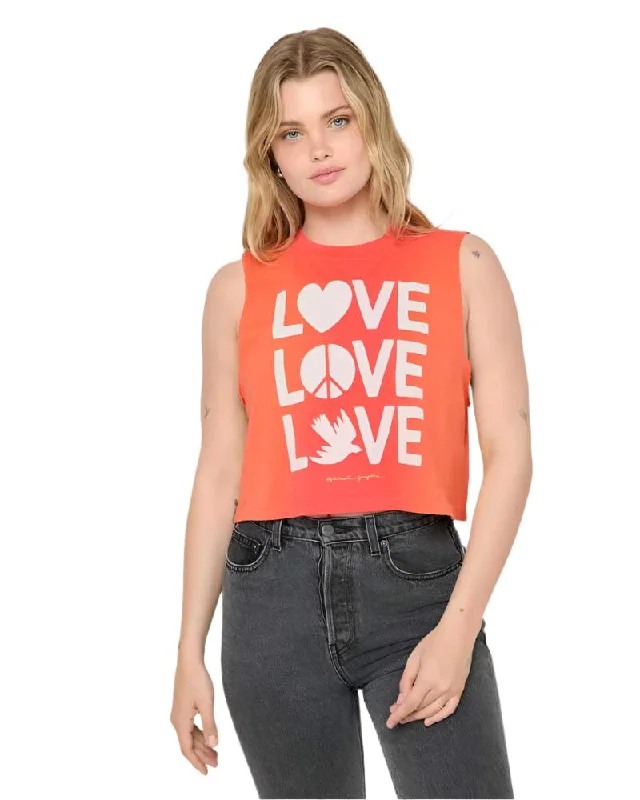 Graceful Fashion Love Shine Callie Crop Tank