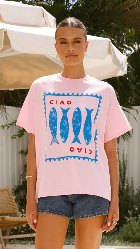 Versatile Wardrobe Essentials Ciao Tee - Pink