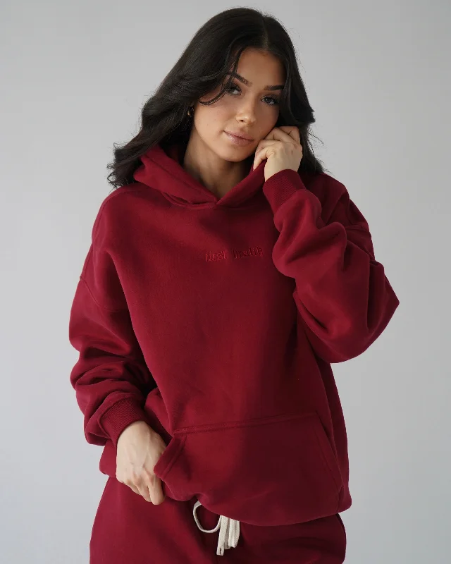 Quality Wear Legacy Hoodie - Cardinal