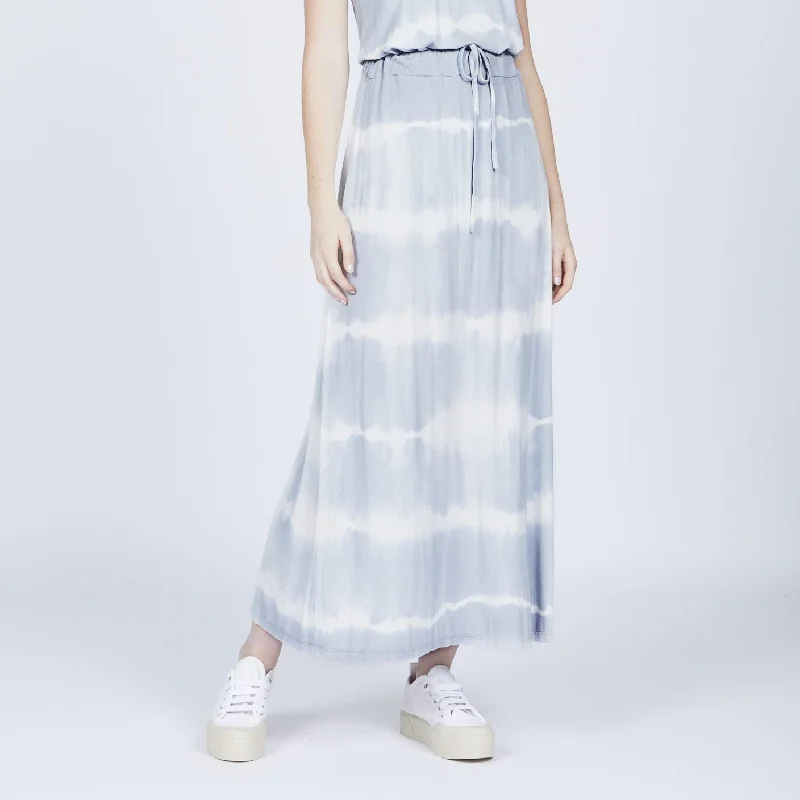 Stay Ahead In Style Tie-Dye Skirt (Grey)