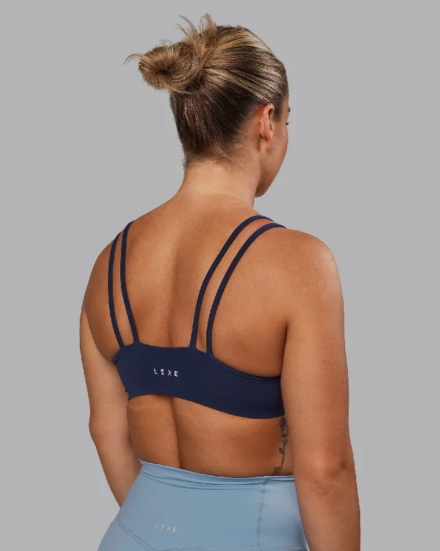 Sophisticated Fashion Vantage Sports Bra - Future Navy
