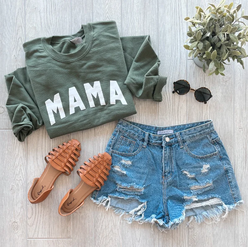 Flash Sale Event MAMA • Military Green Pullover