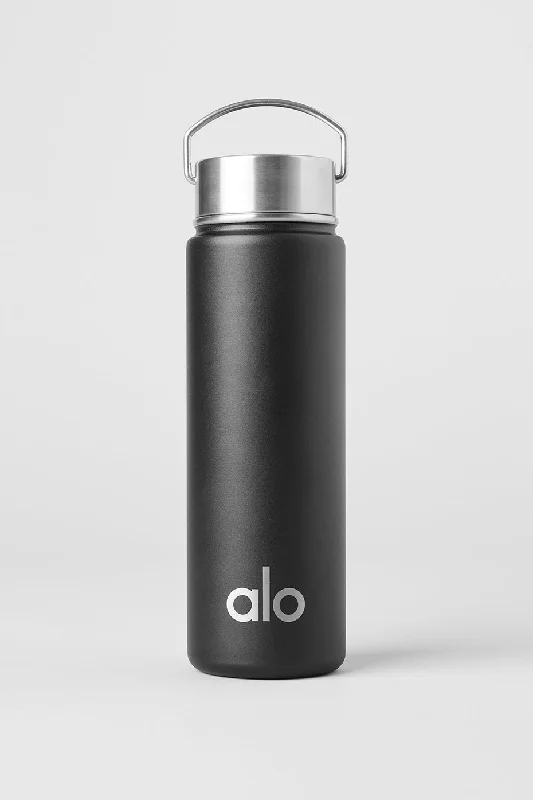 Comfortable Chic Alo Water Bottle - Black