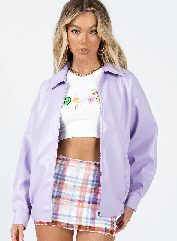 Unleash Your Trend Driven Style Nixie Jacket Purple