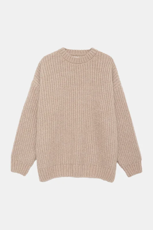 Women’s Clothing for Every Occasion Sydney Crew Sweater in Camel