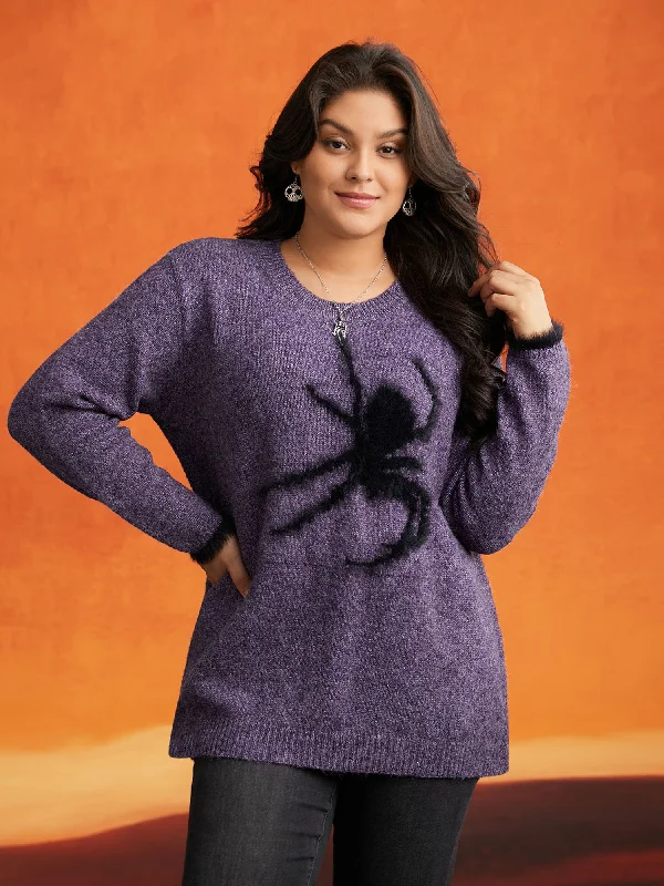 Browse Our Top Products Silly Spider Mink Touch Crew Neck Pullover