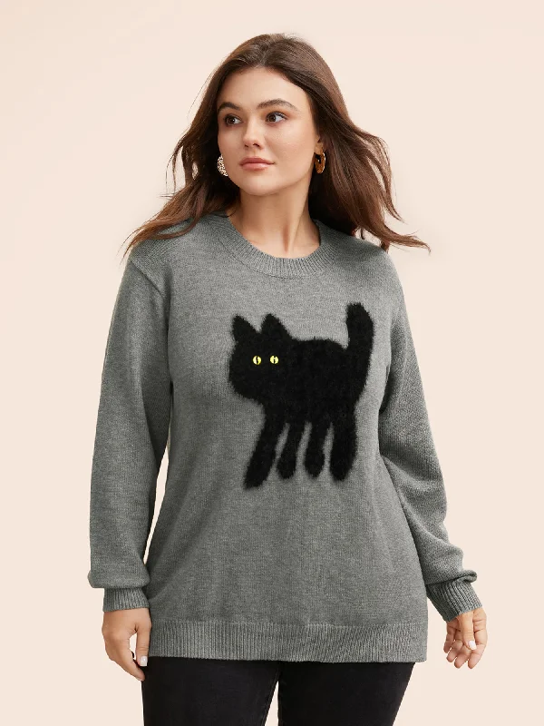 Special Offers, Don't Miss Supersoft Essentials Cat Slit Hem Pullover