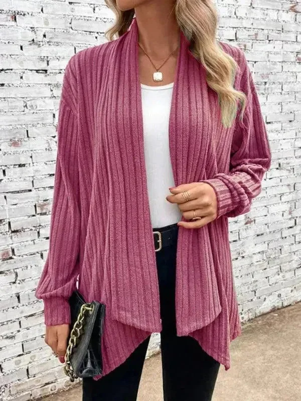 Athleisure Wear Special Offer Pit lapel Loose  Women Cardigan Sweater