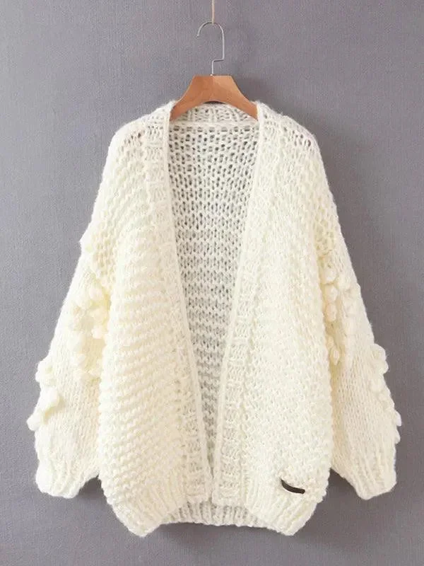 Unleash Your Fashion Thick Knitted Twist Loose Cardigan