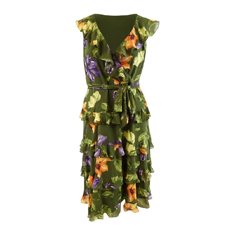 Online Clothing Stores Lauren Ralph Lauren Women's Surplice Georgette Midi Dress (14, Farm Olive) Online Clothing Stores Lauren Ralph Lauren Women's Surplice Georgette Midi Dress (14, Farm Olive)