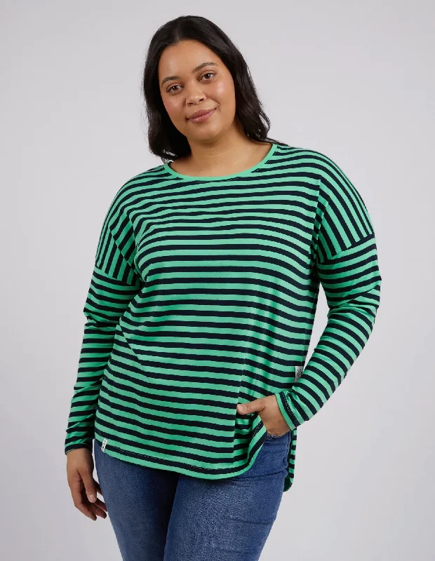 Big Discounts Elm Lauren L/S Stripe Tee Meadow Navy Stripe