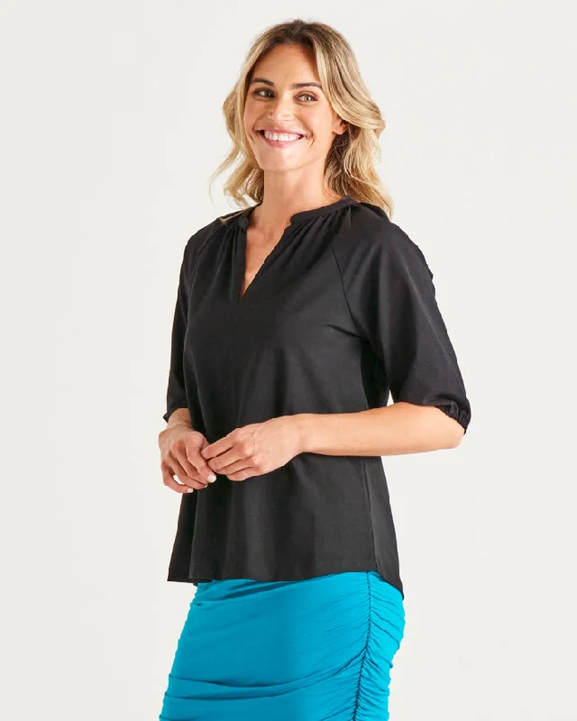 Forward Trendsetter Betty Basics Prue Tee Black