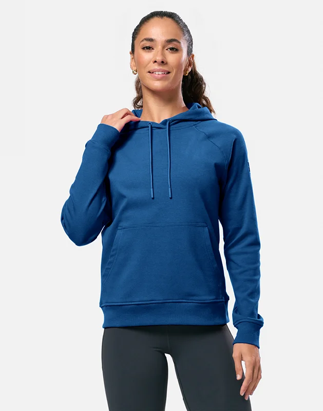 Limited Time Offer Chill Patch Hoodie in Petrol Blue