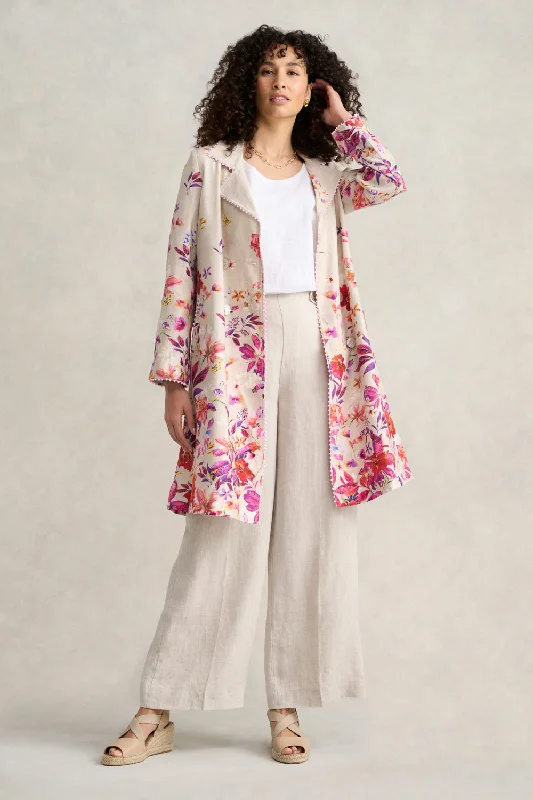 High Street Women’s Fashion for Trendy Shoppers Floral Printed Coat