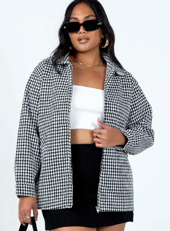 Women’s Trendy Outfits Maricela Jacket Black / White